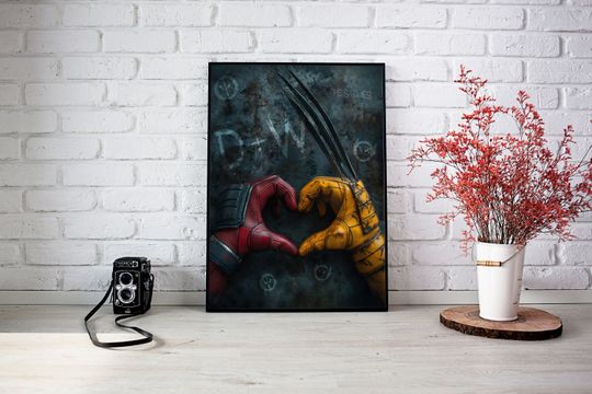 Deadpool and Wolverine Avengers Mcu Poster