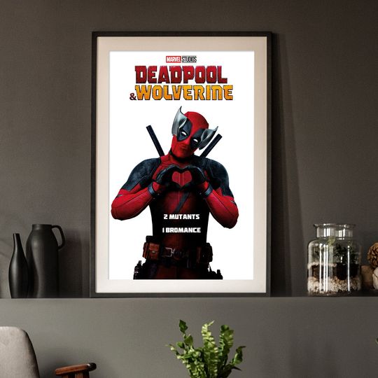 Deadpool & Wolverine 2024 Bromance Marvel Studios Poster