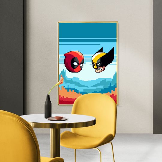 Deadpool And Wolverine printable Wall Art Digital