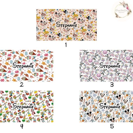 Personalized Mickey and Friends Disney Summer Fanny Pack