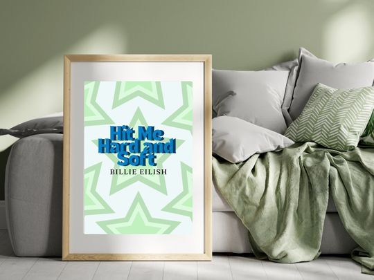 BILLIE EILISH Hit Me Hard and Soft | Poster