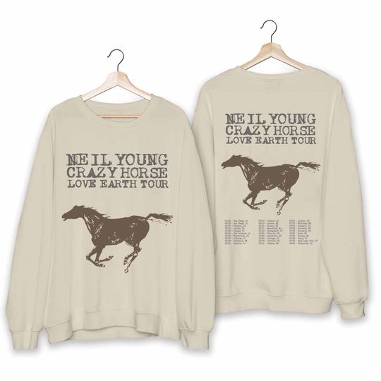 Neil Young and Crazy Horse 2024 Tour Sweatshirt