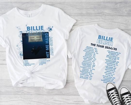 Billie Eilish Hit Me Hard And Soft Concert Two Sides Shirt
