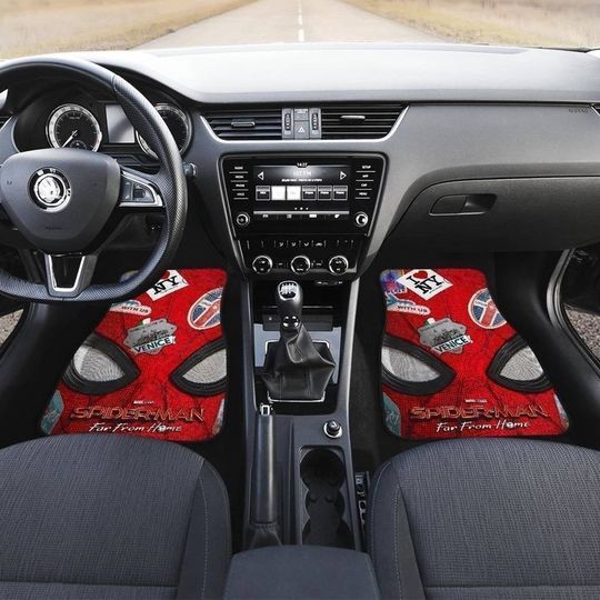 Spiderman Far From Home Car Floor Mats