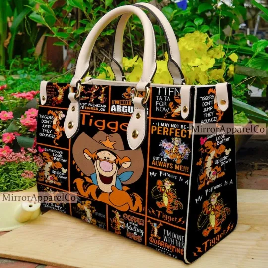 Custom Tigger Winnie The Pooh Handbag  Winnie The Pooh Shoulder Bag
