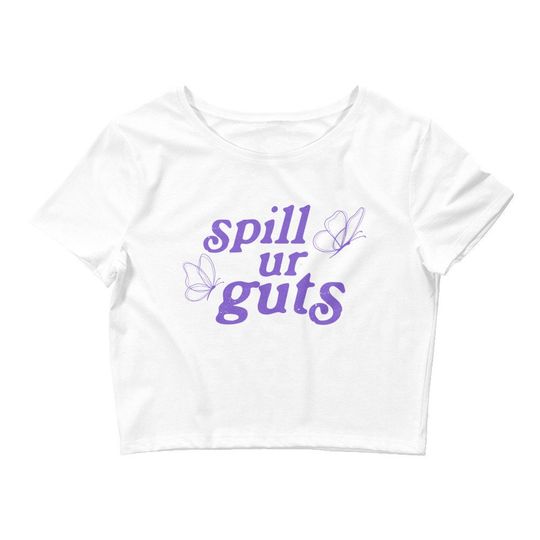 Spill Ur Guts Olivia Rodrigo Crop Top