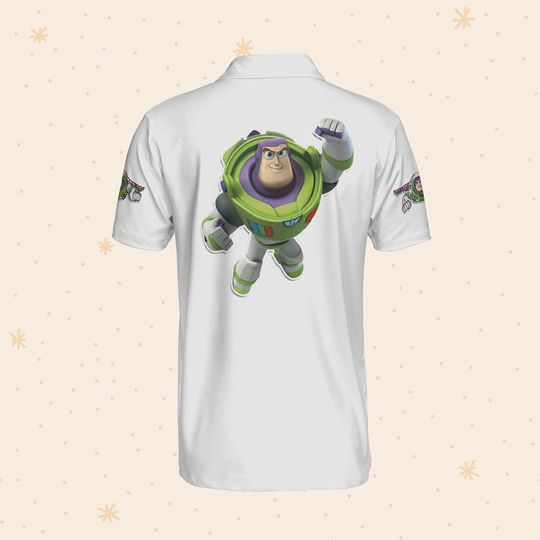 Personalize Buzz Lightyear Polo Shirt, Disney Performance Polo Shirt