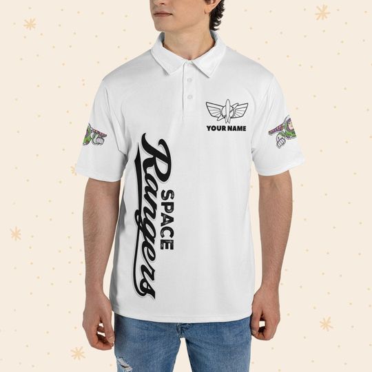 Personalize Buzz Lightyear Polo Shirt, Disney Performance Polo Shirt