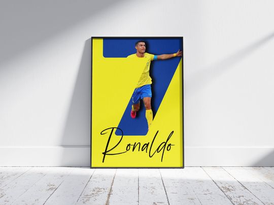 Messi Neymar Mbappe Ronaldo Vinicius Haaland Poster