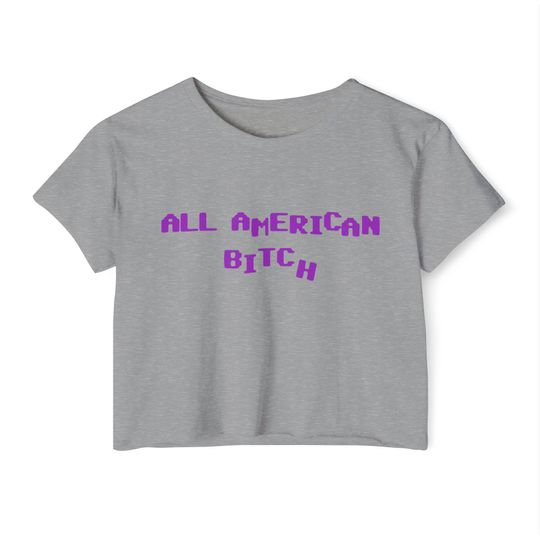 Olivia Rodrigo Inspired All American Bitch Crop Top