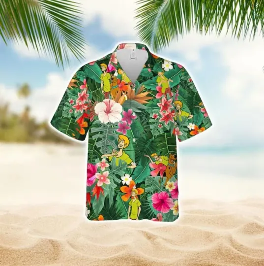 shaggy and scooby doo Summer Hawaiian Aloha Shirt