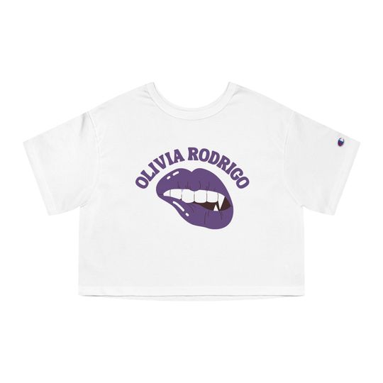 Vampire Inspired Concert Crop Top Tshirt Olivia Rodrigo