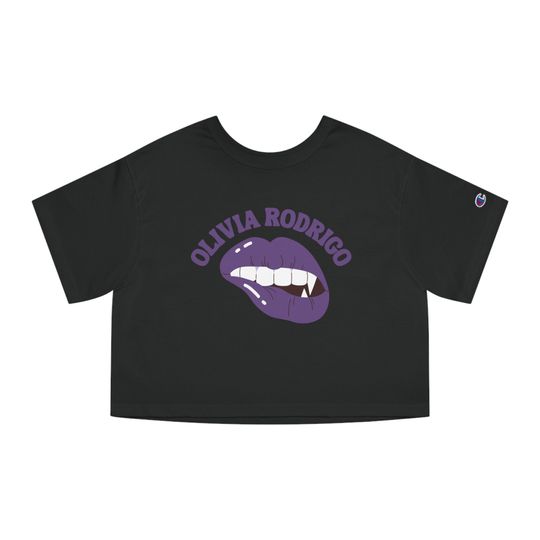 Vampire Inspired Concert Crop Top Tshirt Olivia Rodrigo