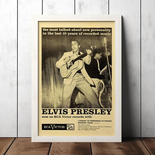 Elvis Presley 1955 Vintage Concert Poster