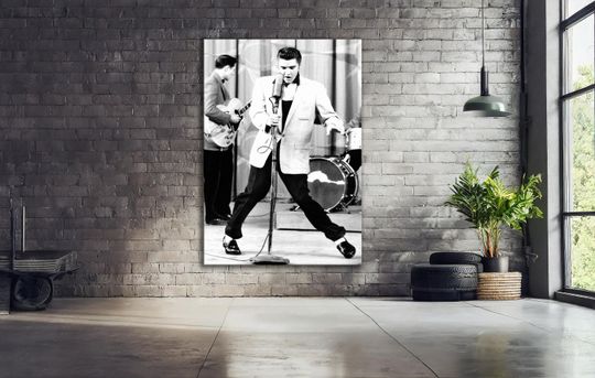 Elvis Presley  Rock and Roll Canvas Wall Art