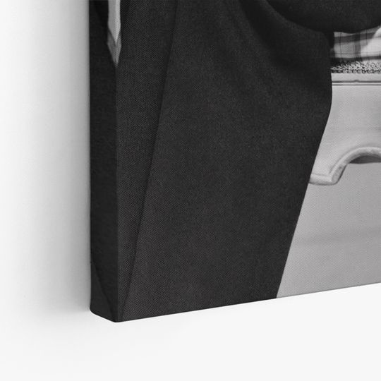 Elvis Presley Playing Acoustic Guitar  Canvas Wall Art Print