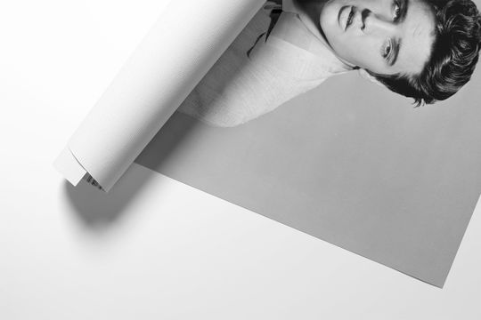 Elvis Presley Playing Acoustic Guitar  Canvas Wall Art Print