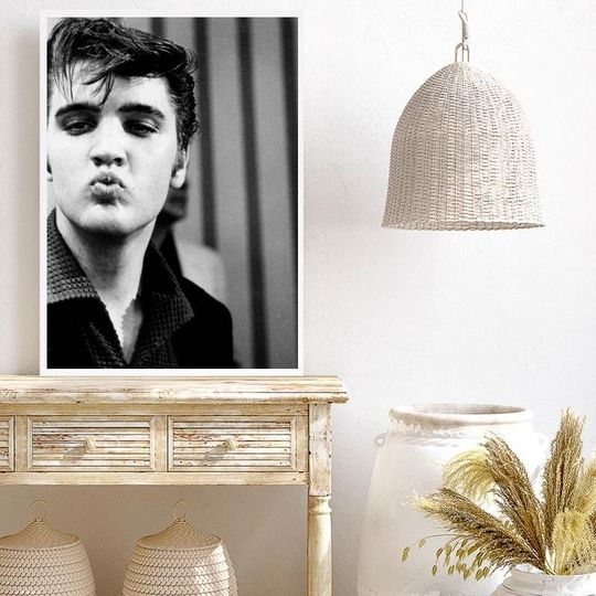 Elvis Presley vintage photograph - retro wall art