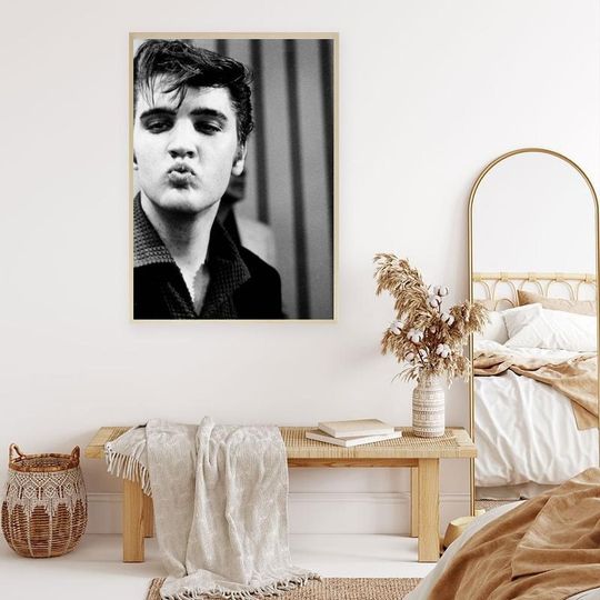 Elvis Presley vintage photograph - retro wall art