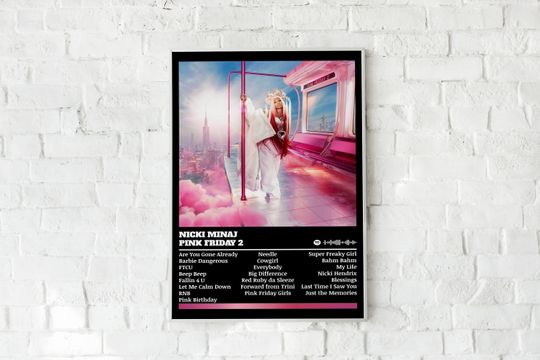 Nicki Minaj Poster Print | Pink Friday 2 Album Poster