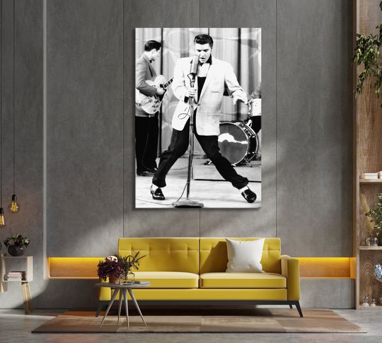 Elvis Presley  Rock and Roll Canvas Wall Art Print