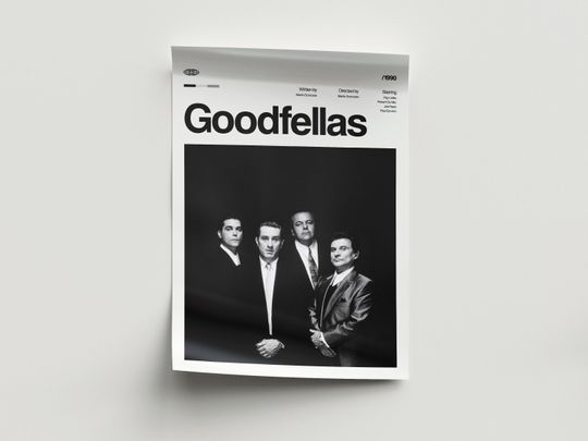 Goodfellas Movie Poster, Goodfellas Wall Decor