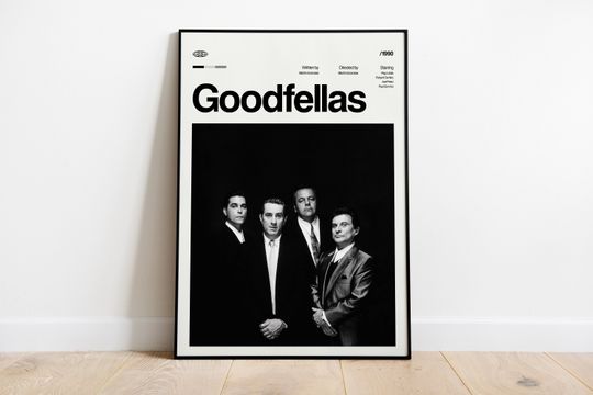 Goodfellas Movie Poster, Goodfellas Wall Decor