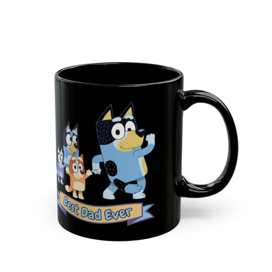 BlueyDad Best Dad Ever mug, BlueyDad Fathers day gift