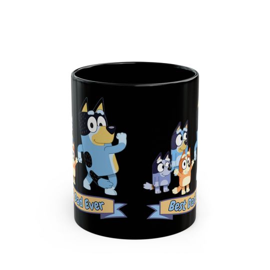 BlueyDad Best Dad Ever mug, BlueyDad Fathers day gift