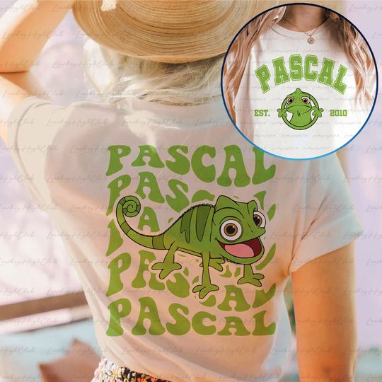 Disney Pascal Tangled 2 Sided Sweatshirt, Pascal Rapunzel