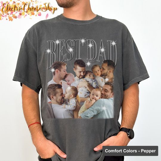 Dad Customized Bootleg Shirt, Custom Dad Tshirt, Custom Photo Shirt