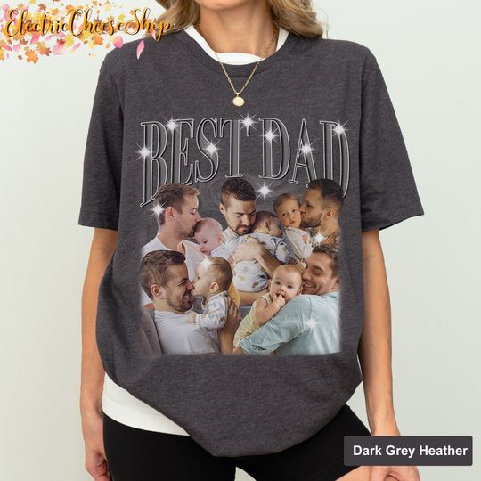 Dad Customized Bootleg Shirt, Custom Dad Tshirt, Custom Photo Shirt