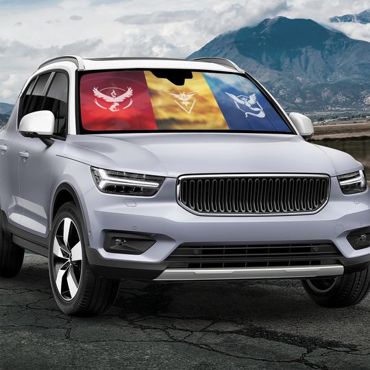 PKM Go inspired Car Sun Shade | Windshield Shade