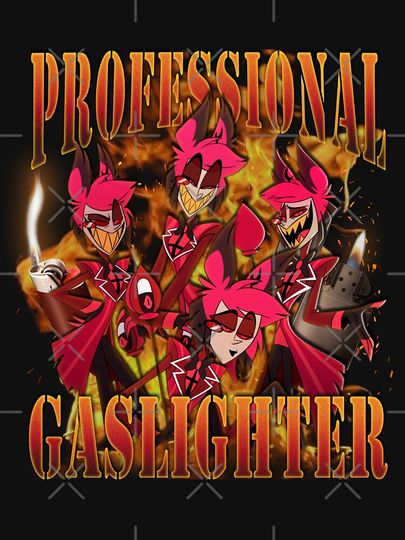 Alastor professional gaslighter Hazbin Hotel Pullover Hoodie