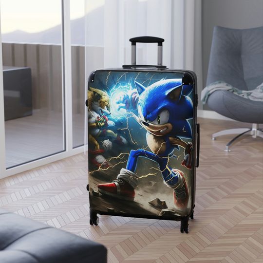 Supersonic Travel in Style with Sonic and Tales Suitcase