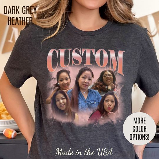 Custom Your Own Bootleg Tee, Retro Custom Bootleg Rap Tee, Custom Your Photo
