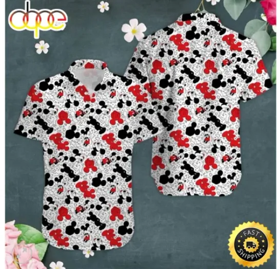 Disney Mickey Mouse Funny 3D HAWAII SHIRT