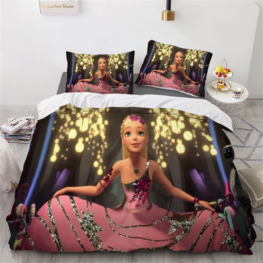 Barbie Printing Bedding Set, Bedding Set Gift