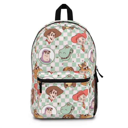 Checkered Toy Story Backpack