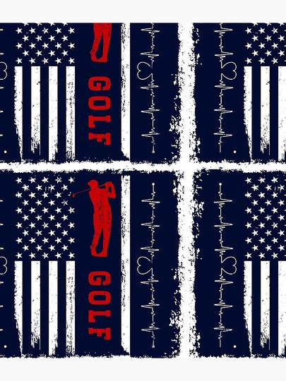 Golf USA Flag Backpack