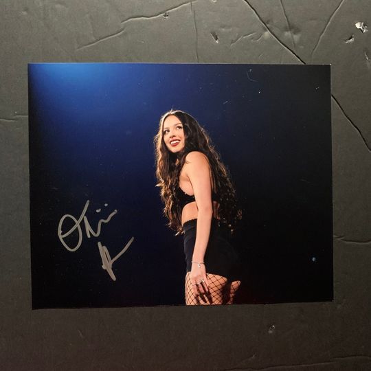 Olivia Rodrigo Signed Sour Guts Singer Concert