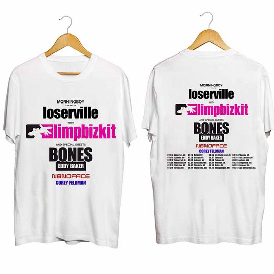 Limp Bizkit - 2024 Loserville Tour Double Sided Shirt