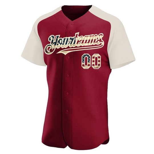 American Baseball Jersey, Personalized Baseball Jersey