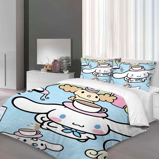 Christmas Cinnamoroll  Bedding Set, Home Decor
