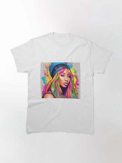 Nicki Minaj Colourful Drawing Classic T-Shirt