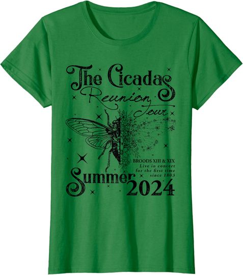 The Cicadas Reunion Tour Summer 2024 Cicada Nature T-Shirt