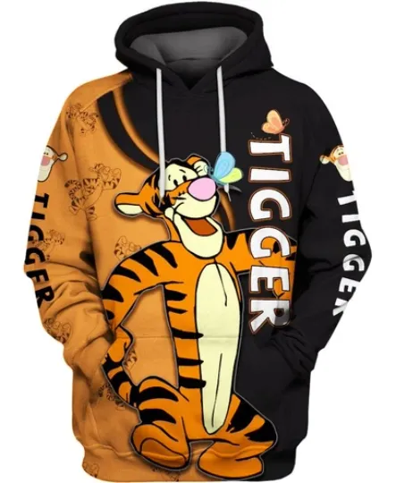 Funny Tigger Winnie The Pooh Disney 3D Hoodie