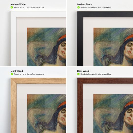 Madonna (1894) - Edvard Munch Poster | Munch Painting