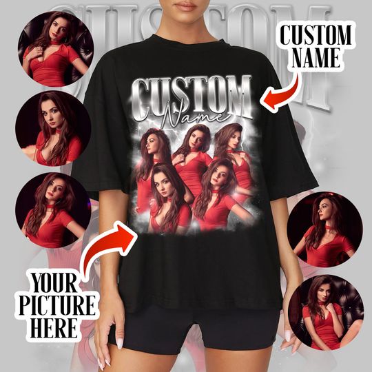 Custom Bootleg Rap Shirt, Personalized Bootleg , Girlfriend Face Tshirt