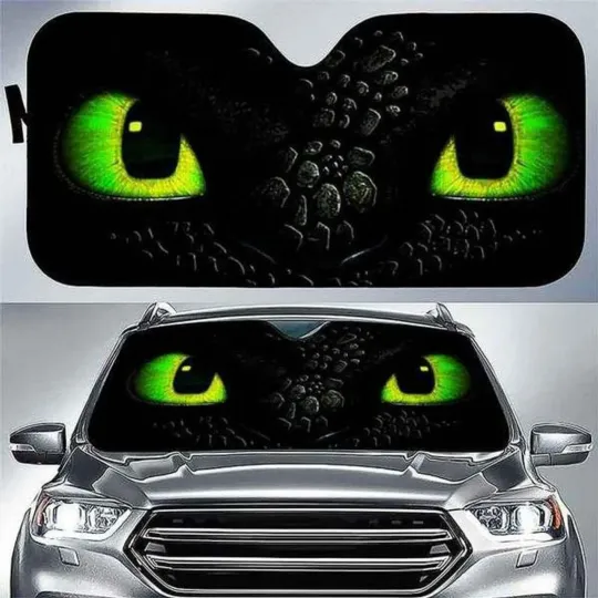 Beautiful Toothless Eyes Fury Night How To Train Auto Sun Shade